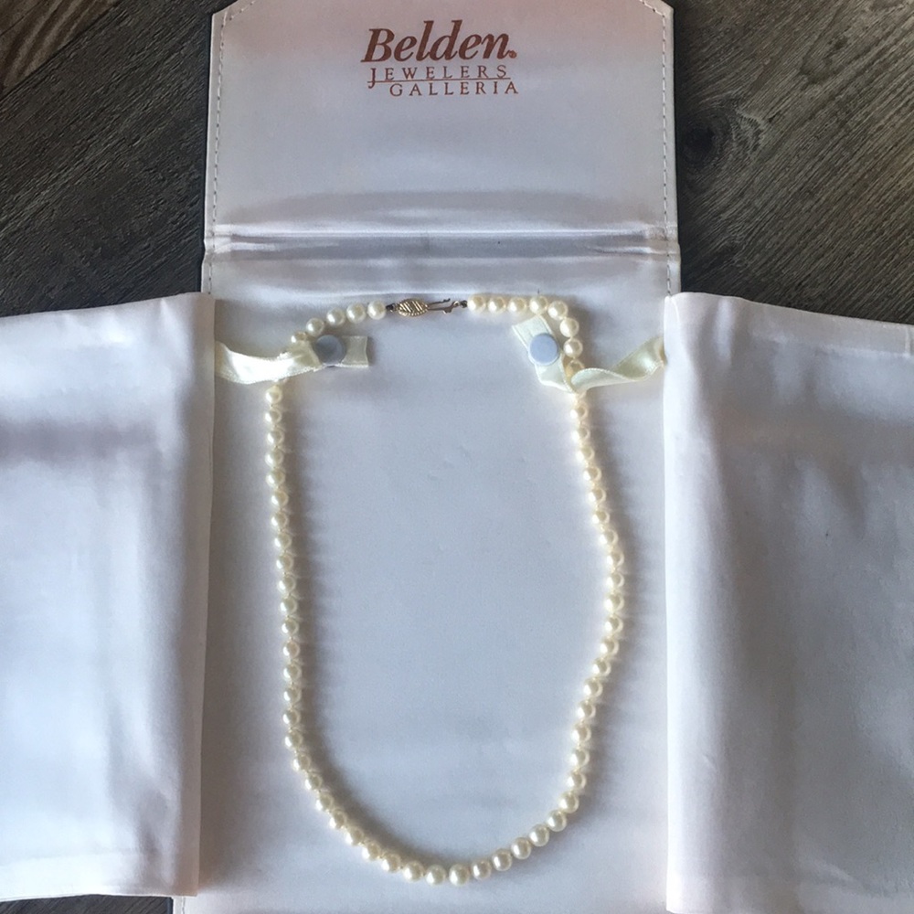 Pearl Necklace 14K✨